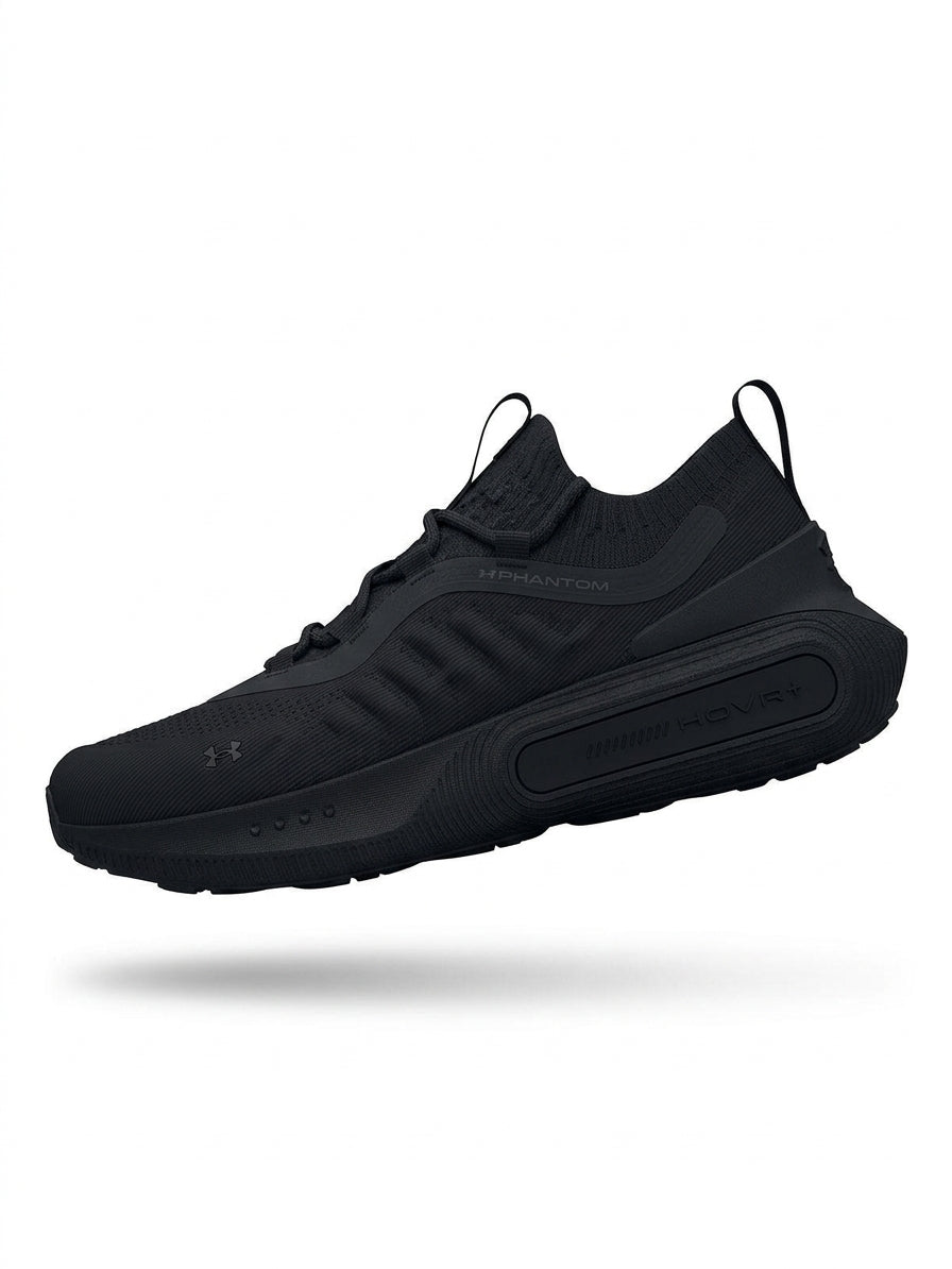 Buty Damskie Under Armour Phantom 4 Biegowe Czarne Niskie
