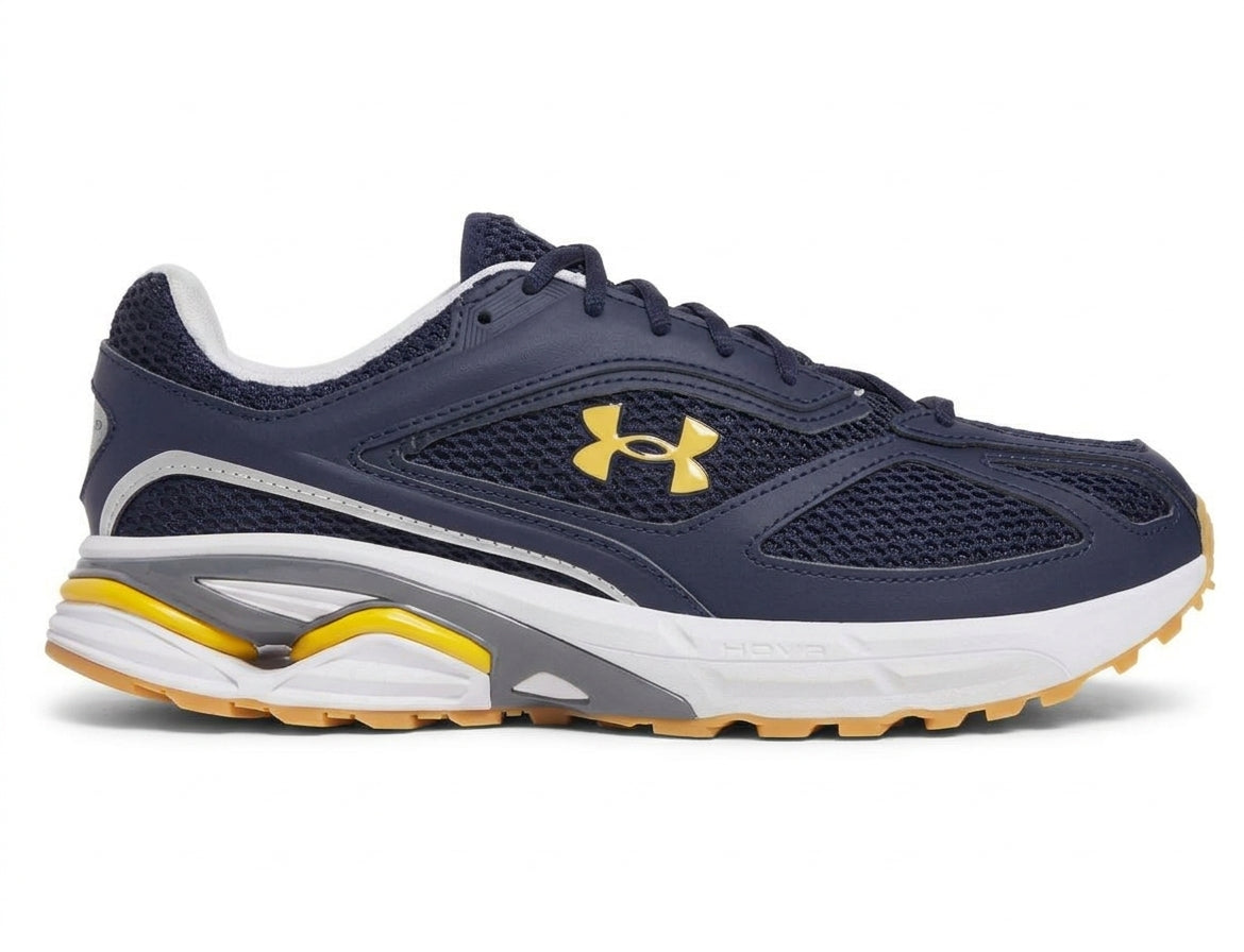 Buty Męskie Under Armour 3027595 Biegowe Granat Skóra