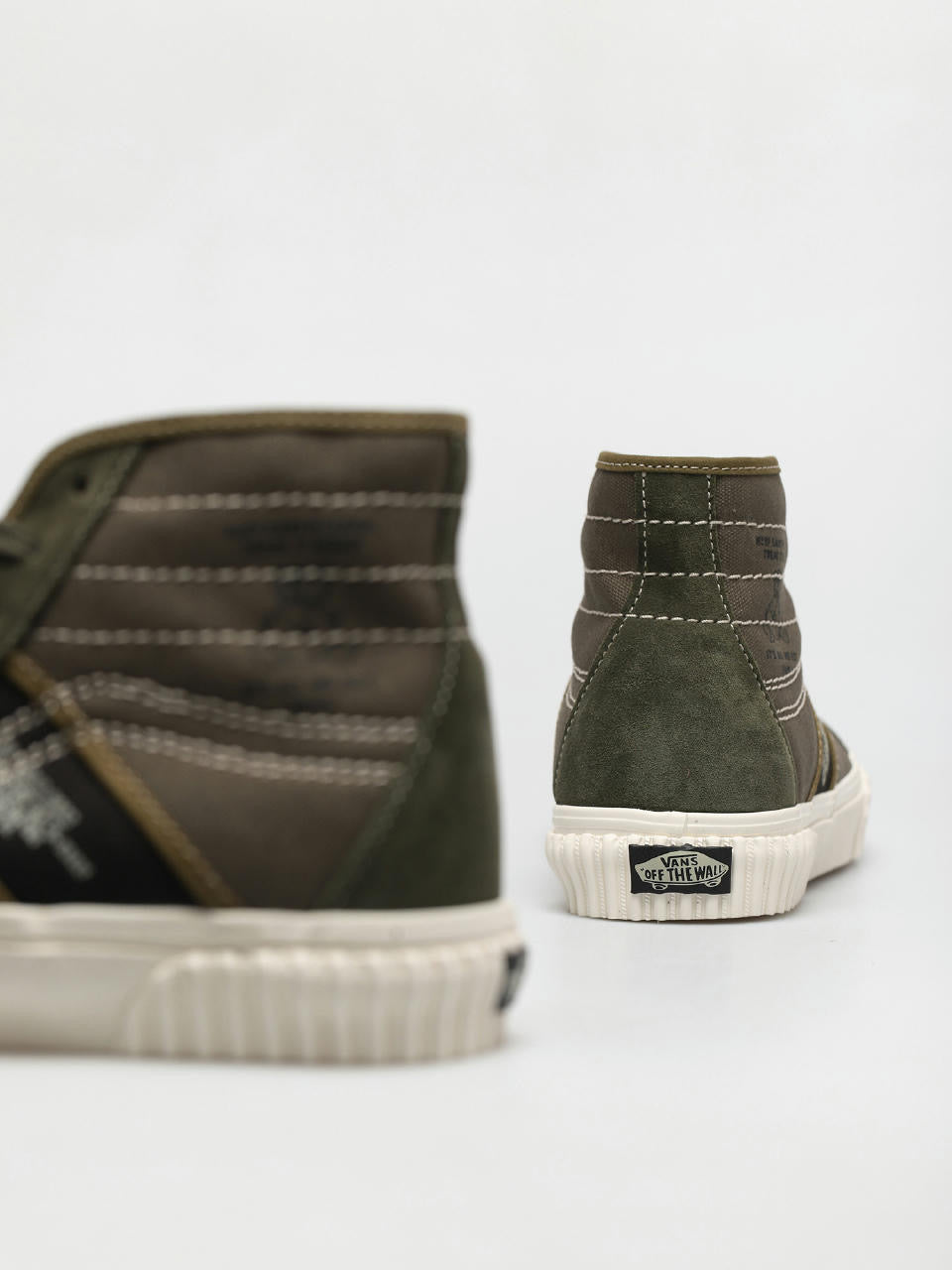 Vans Wysokie Trampki Dziecięce Ciemnozielone Sneakersy Vans Sk8-Hi Gym 36