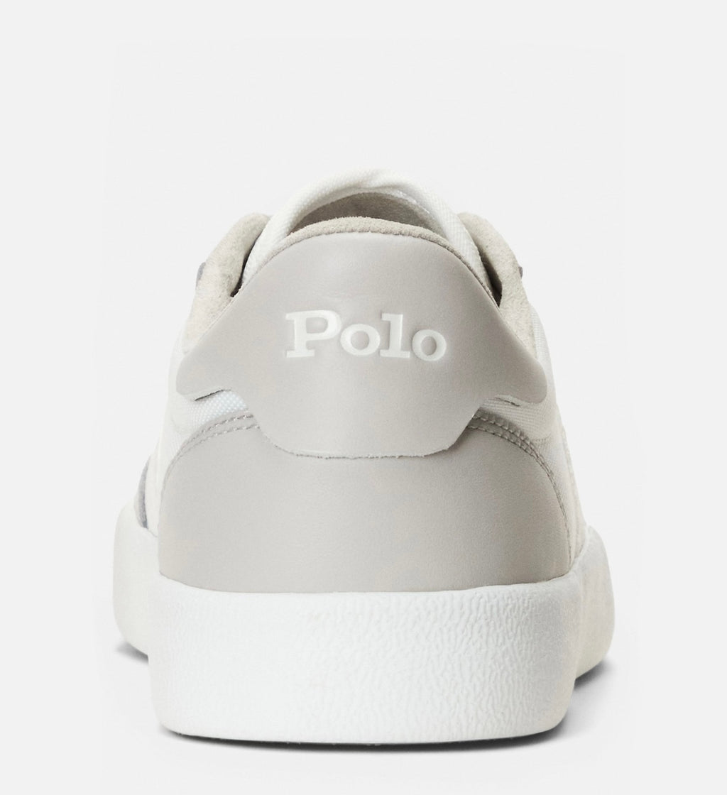 Polo Ralph Lauren Szare Buty Damskie Sportowe Sneakersy Trampki Court