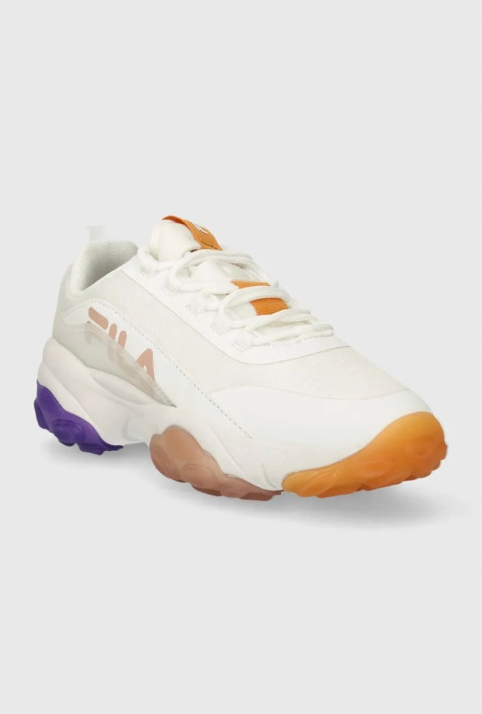 Fila Białe Buty Damskie Sportowe Sneakersy Na Platformie Loligo Logo