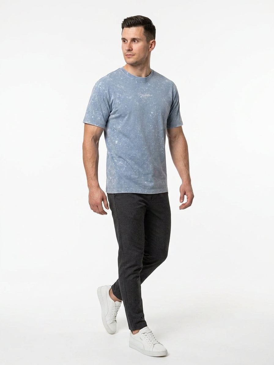 T-shirt Męski Puma Graphic Font Play Relaxed Washed Czarny