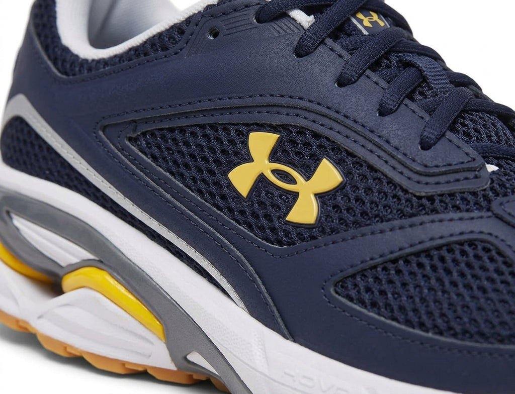 Buty Męskie Under Armour 3027595 Biegowe Granat Skóra