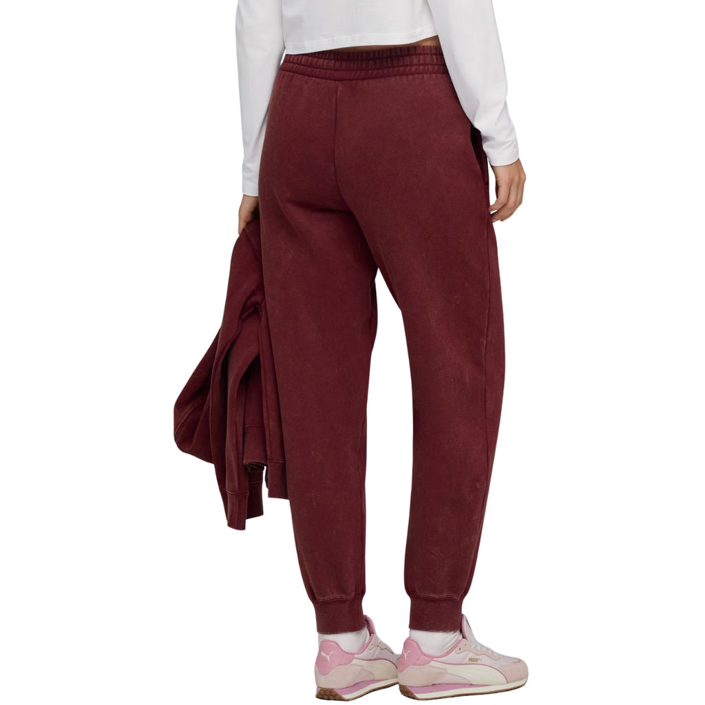 Spodnie Damskie Puma ESS 688104 96 Sportowe Bordowe Komfortowe
