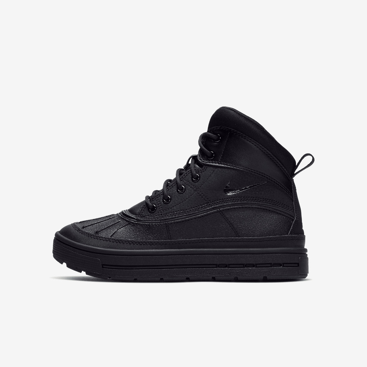 Nike Czarne Skórzane Buty Damskie Sportowe Sneakersy Wysokie Woodside 36,5