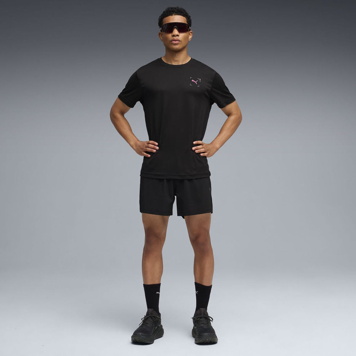 Koszulka Męska PUMA 52844601 Treningowa Czarna Krótki Rękaw