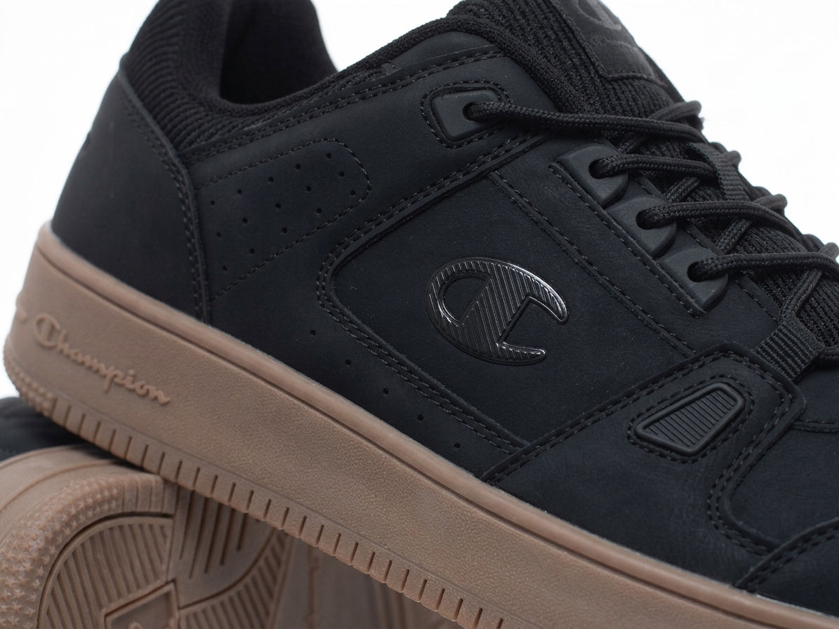 Sneakersy męskie Champion RD18 sportowe czarne Brąz