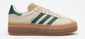 Buty Damskie Adidas Gazelle Bold Kremowe Zielone Beżowe