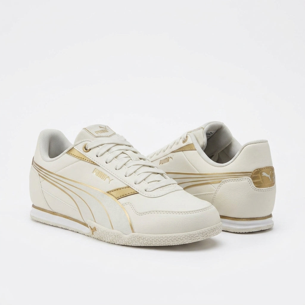 Buty Puma Damskie Bella Donna Day|Night Skórzane Złote