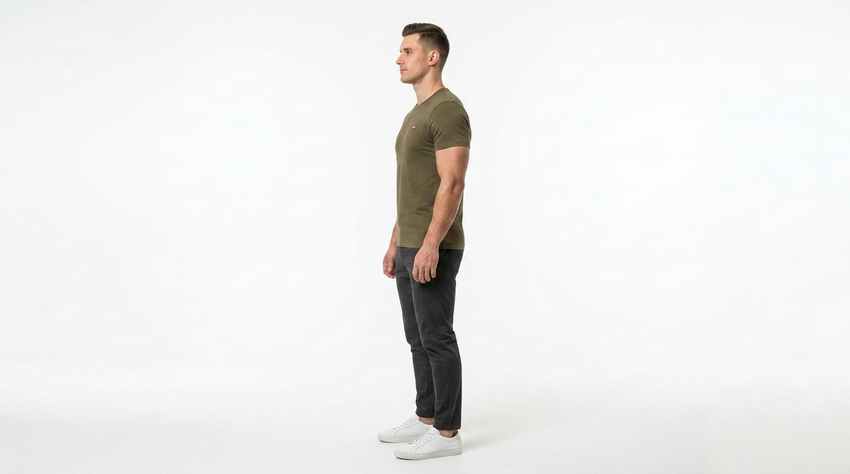Koszulka Męska Levi's 56605 Bawełniana Zielona Logo