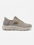 Buty Męskie Skechers Slip-ins GO Walk Flex Netro Szare Wsuwane