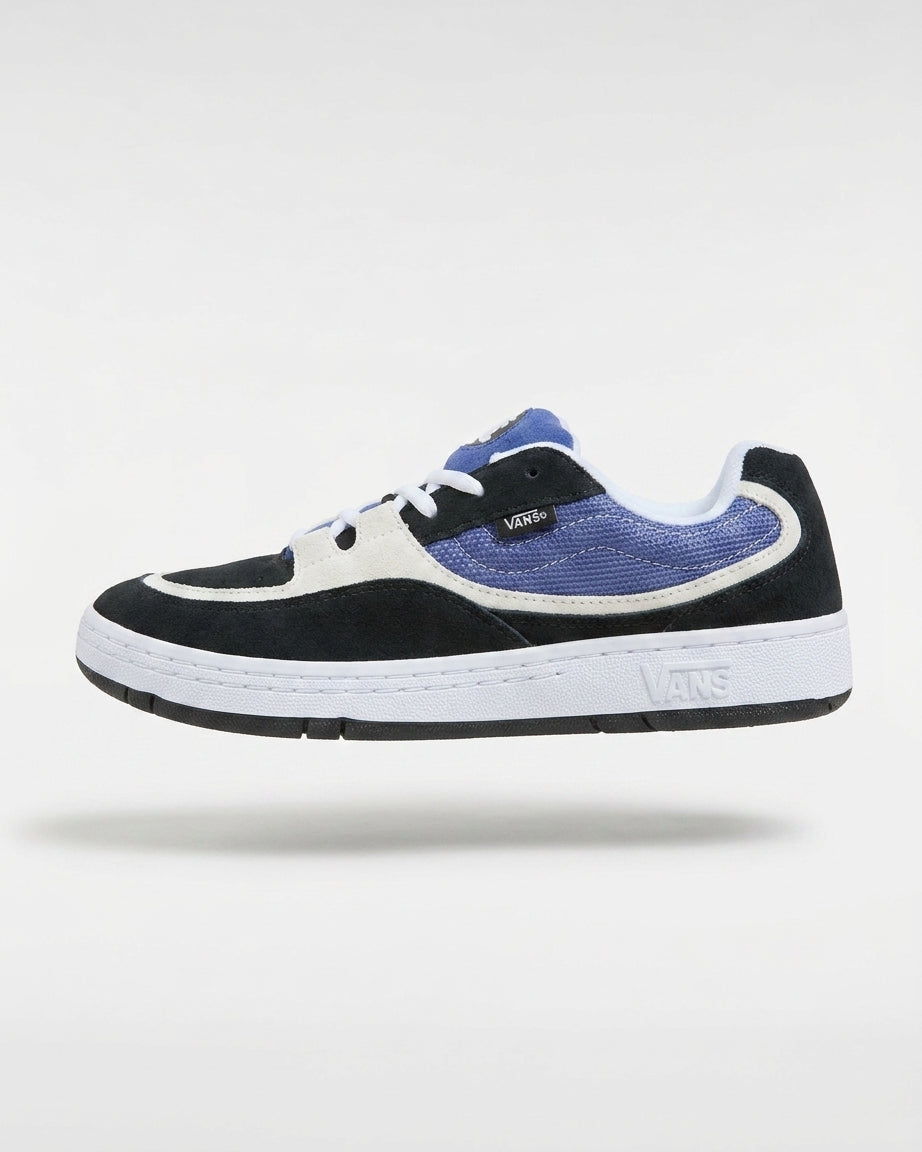 Sneakersy Męskie Vans Speed LS skórzane biało-niebiesko