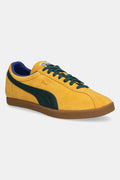 Puma Żółte Buty Damskie Sportowe Sneakersy Skórzane Zamszowe Brasil