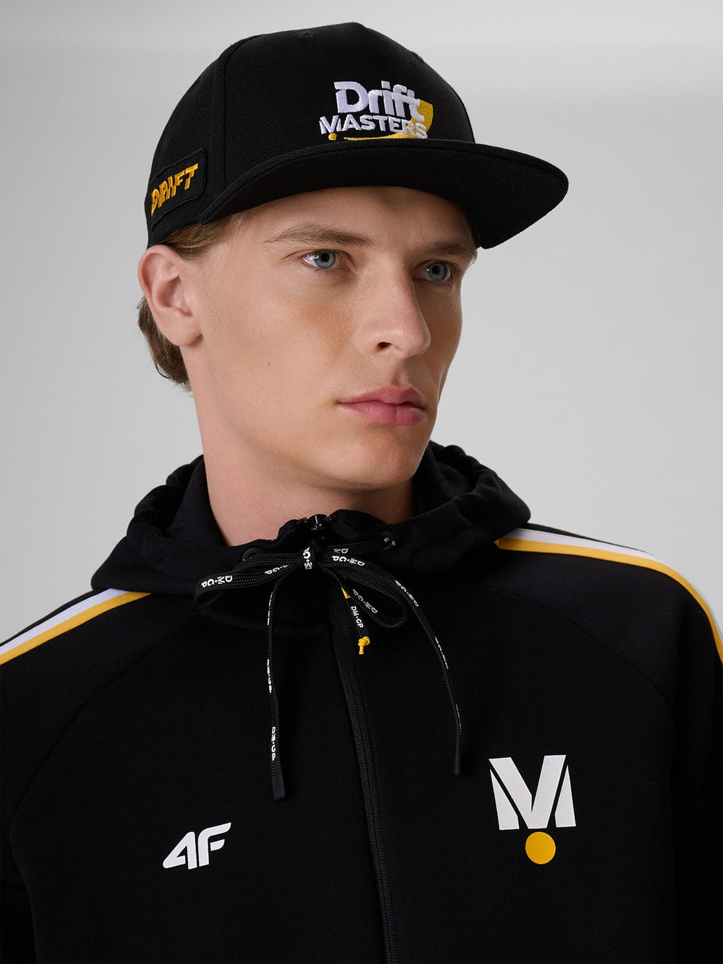 Czapka unisex 4F U630 sportowa czarna bawełna regulacja