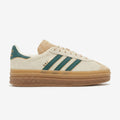 Buty Adidas Gazelle Bold Damskie Zamszowe na Platformie Zieleń