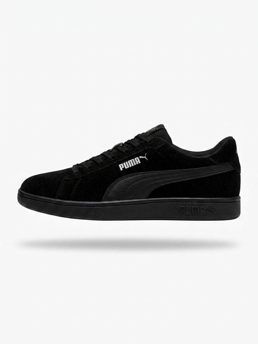 Buty Unisex Puma Smash 3.0 39098402 Sportowe Czarne Zamszowe