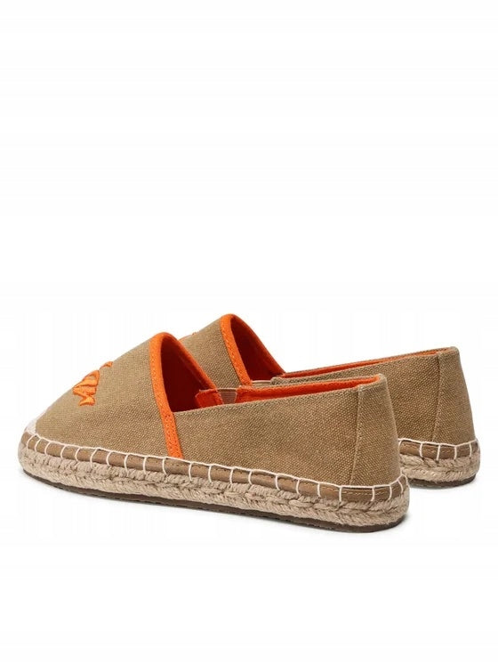 BIG STAR Espadryle Damskie Wsuwane Pleciona Podeszwa JJ274974 Camel