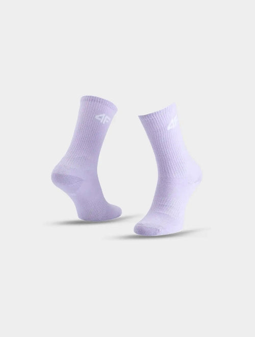 4F Fioletowe Skarpety Damskie Casual za Kostkę Dziewczęce 3-pack r. 38-40