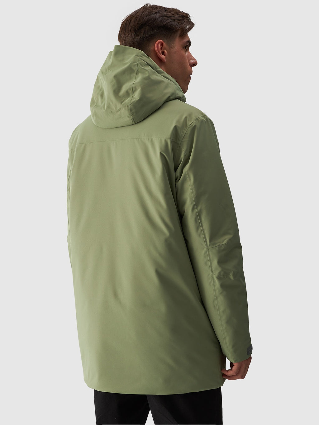 Kurtka Męska 4F M563 Zimowa Długa Regular Khaki Przejściowa