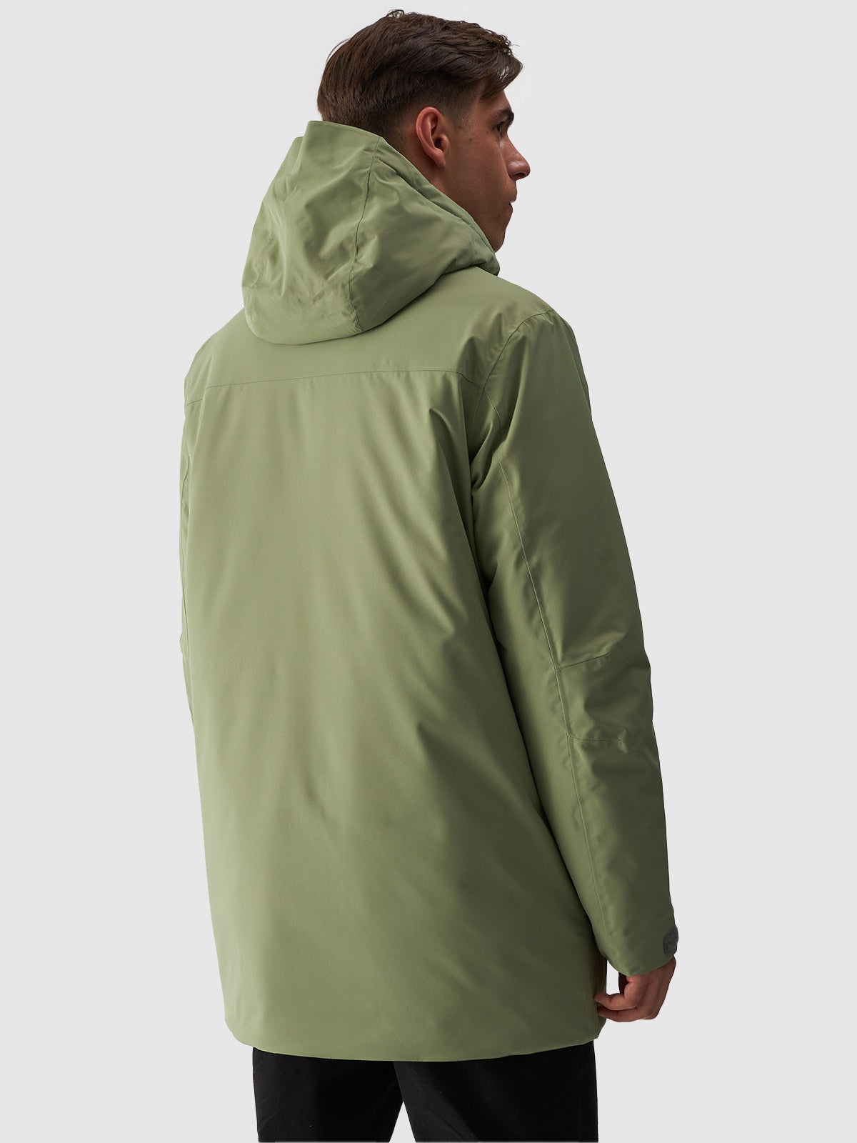 Kurtka Męska 4F M563 Zimowa Długa Regular Khaki Przejściowa