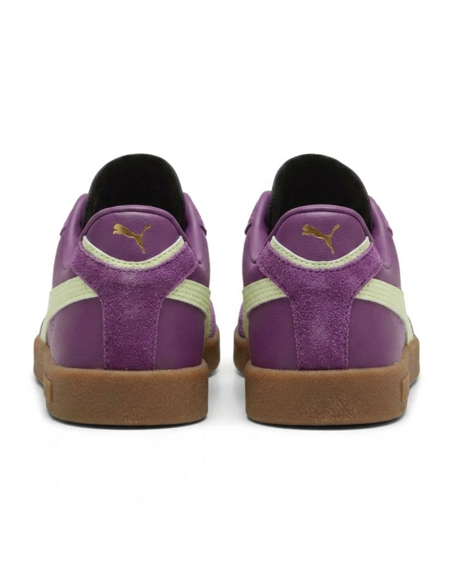 Buty Damskie Puma Club II Era 39744753 Sportowe Fioletowe Skóra