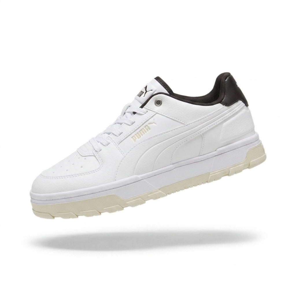 Buty Męskie Puma Caven 2.0 Abrupt Sportowe Białe Skórzane