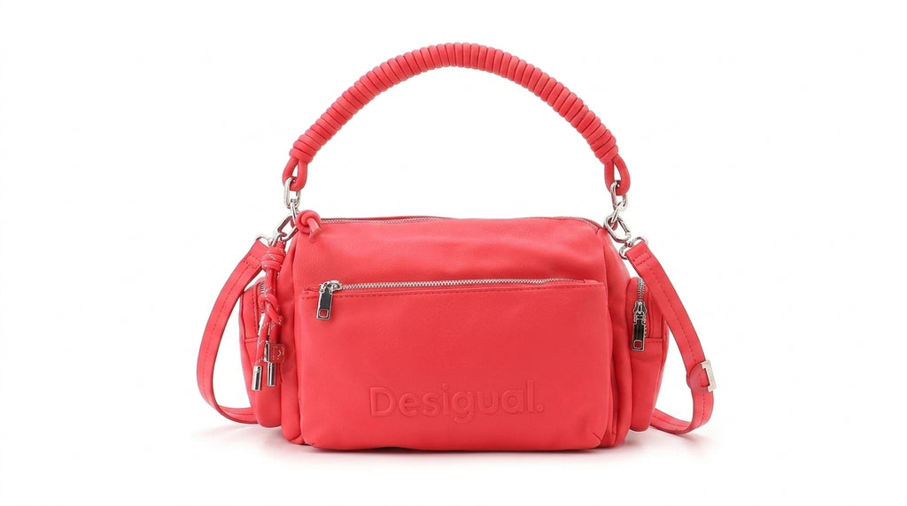Torebka Damska Desigual BAG_HALF HABANA Czerwona na Pasku