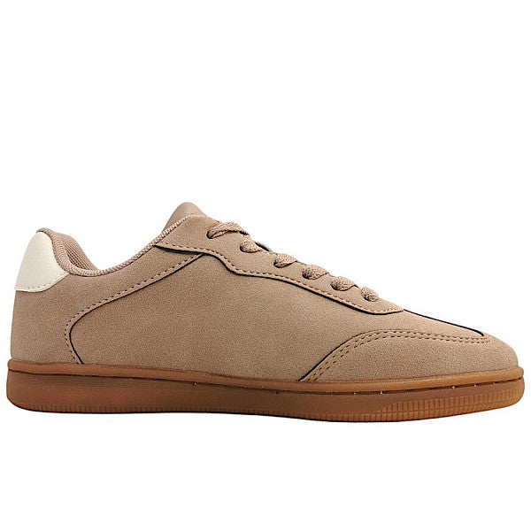 Sneakersy Damskie Champion S11736 sportowe brązowe niskie sznurowane