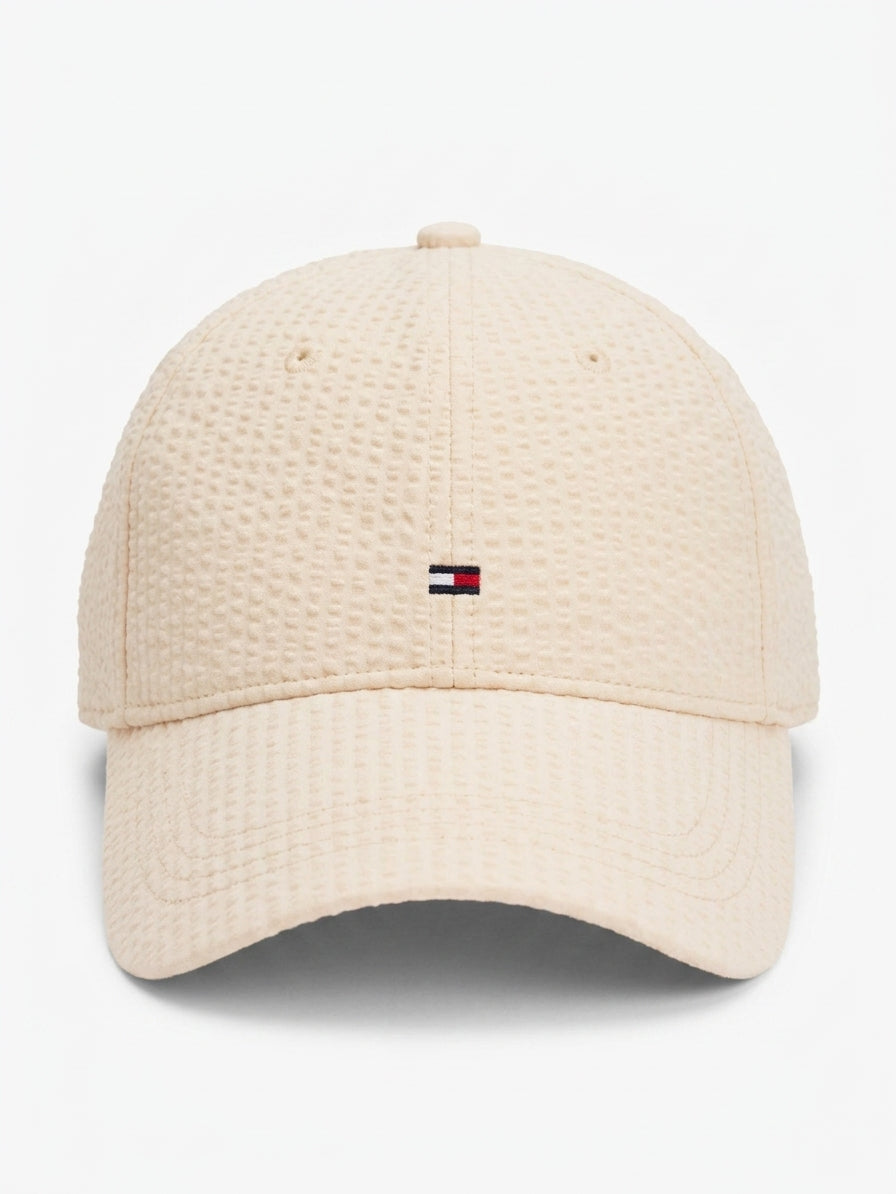 czapka z daszkiem męska Tommy Hilfiger AM0AM13427 niebieska bawełna
