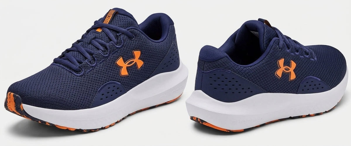 Buty Męskie Under Armour 3027000-410 Biegowe Niebieskie Amortyzacja