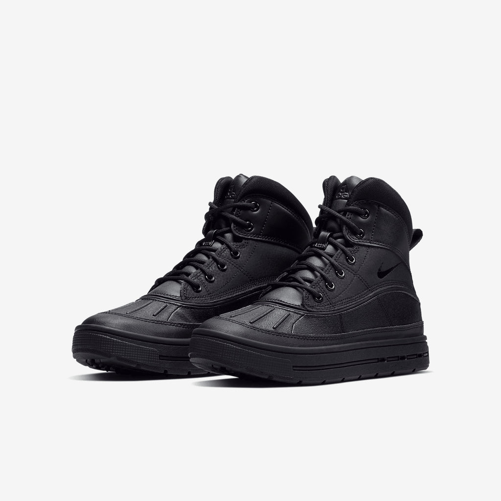 Nike Czarne Skórzane Buty Damskie Sportowe Sneakersy Wysokie Woodside 36,5