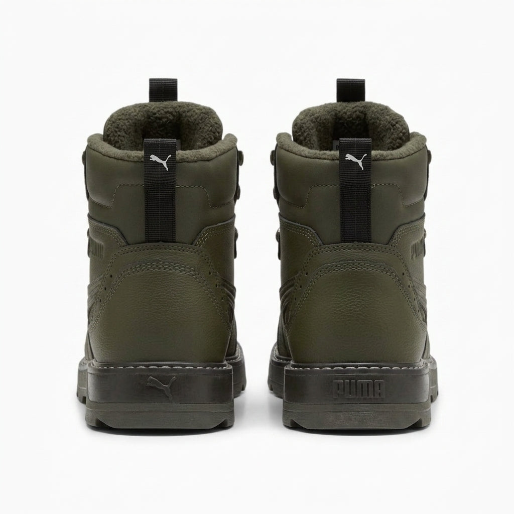 Buty Męskie Puma Desierto V3 Zimowe Oliwkowe Ocieplane