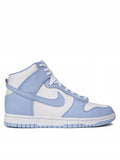 Nike Dunk Niebieskie Buty Męskie Sportowe Sneakersy Skórzane Wysokie r.44
