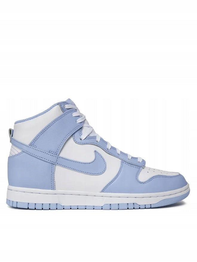 Nike Dunk Niebieskie Buty Męskie Sportowe Sneakersy Skórzane Wysokie r.44