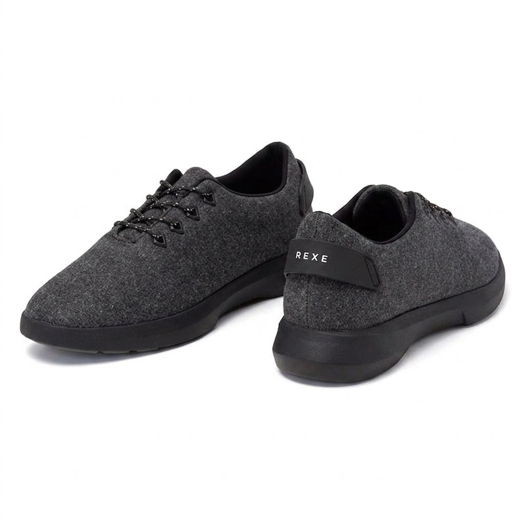 Buty Damskie Muroexe Materia Olimpia Czarne Materiałowe Lekkie