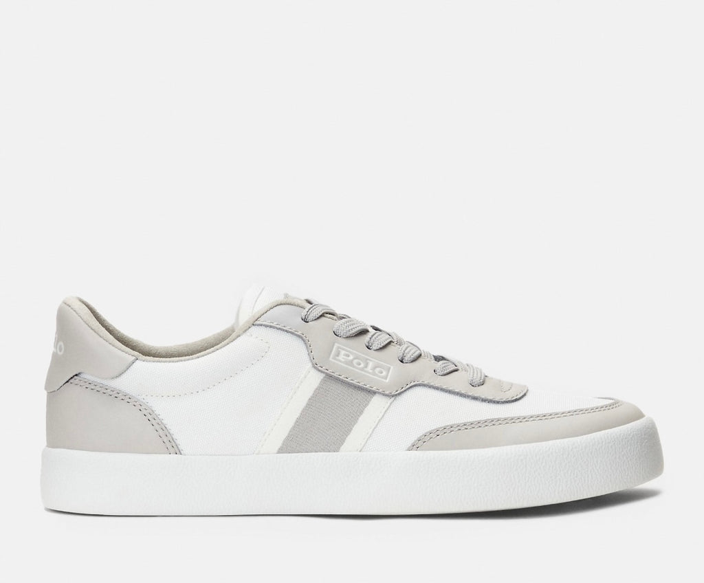 Polo Ralph Lauren Szare Buty Damskie Sportowe Sneakersy Trampki Court