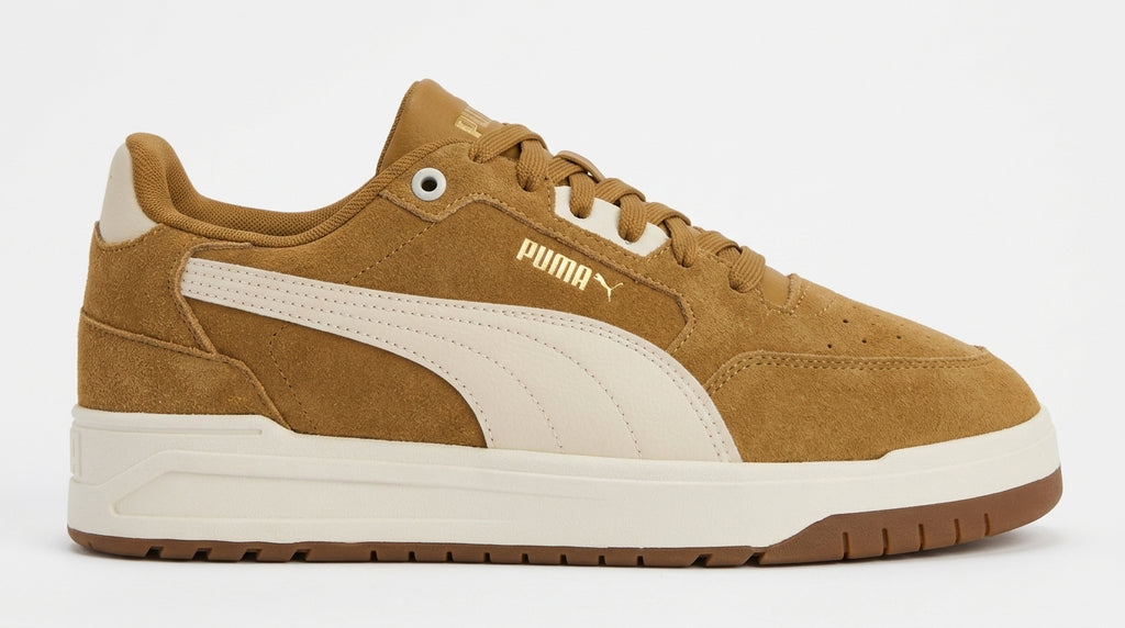 Buty Męskie Puma Shuffle Downtown SD Sportowe Brązowe Zamszowe