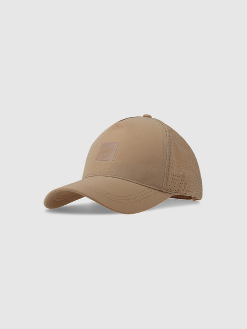 4F Beżowa Czapka z Daszkiem Regulowana Strapback Unisex One Size