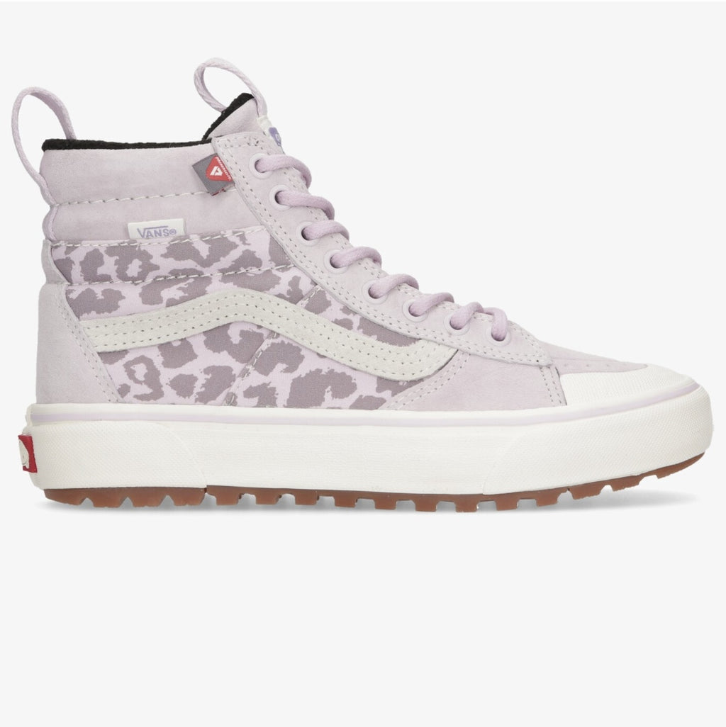 Vans Różowe Buty Damskie Sportowe Sneakersy Zimowe Motyw Panterki r. 36,5