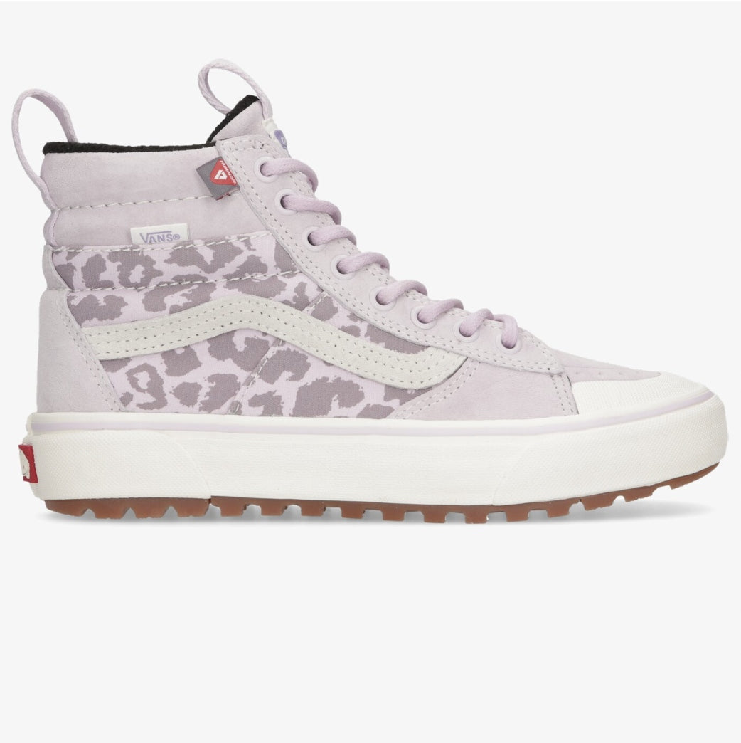 Vans Różowe Buty Damskie Sportowe Sneakersy Zimowe Motyw Panterki r. 36,5