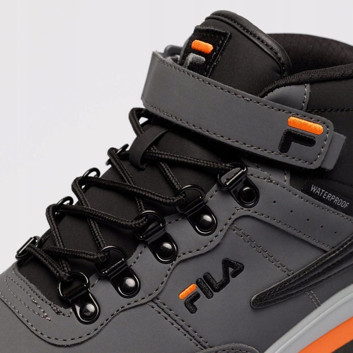Fila Szare Buty Męskie Sportowe Sneakersy Wodoodporne Wysokie Blazertech 44