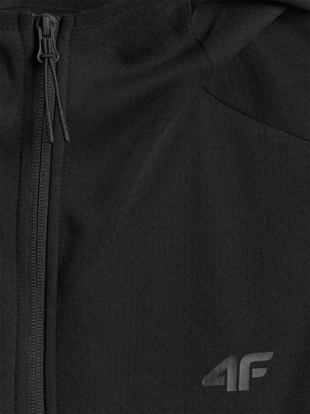 Bluza Męska 4F TSWSM2130 Sportowa Czarna Kaptur Rozpinana