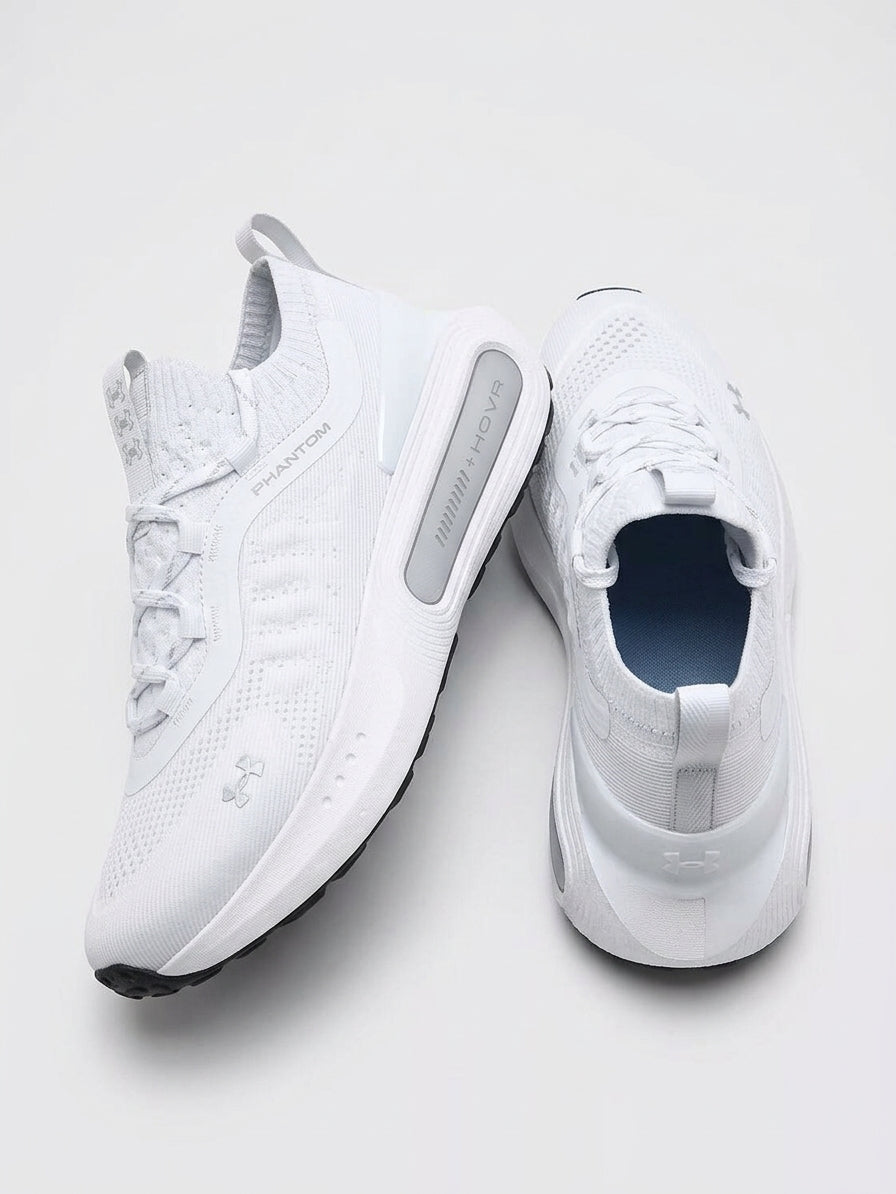 Buty Damskie Under Armour Phantom 4 Biegowe Białe Lekkie Wsuwane