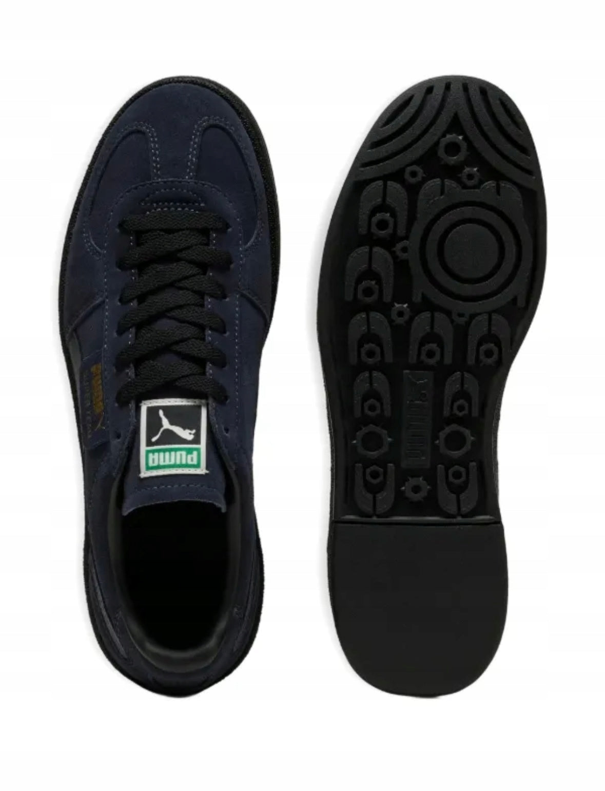 Puma Granatowe Buty Damskie Sportowe Sneakersy Super Team SD Zamszowe