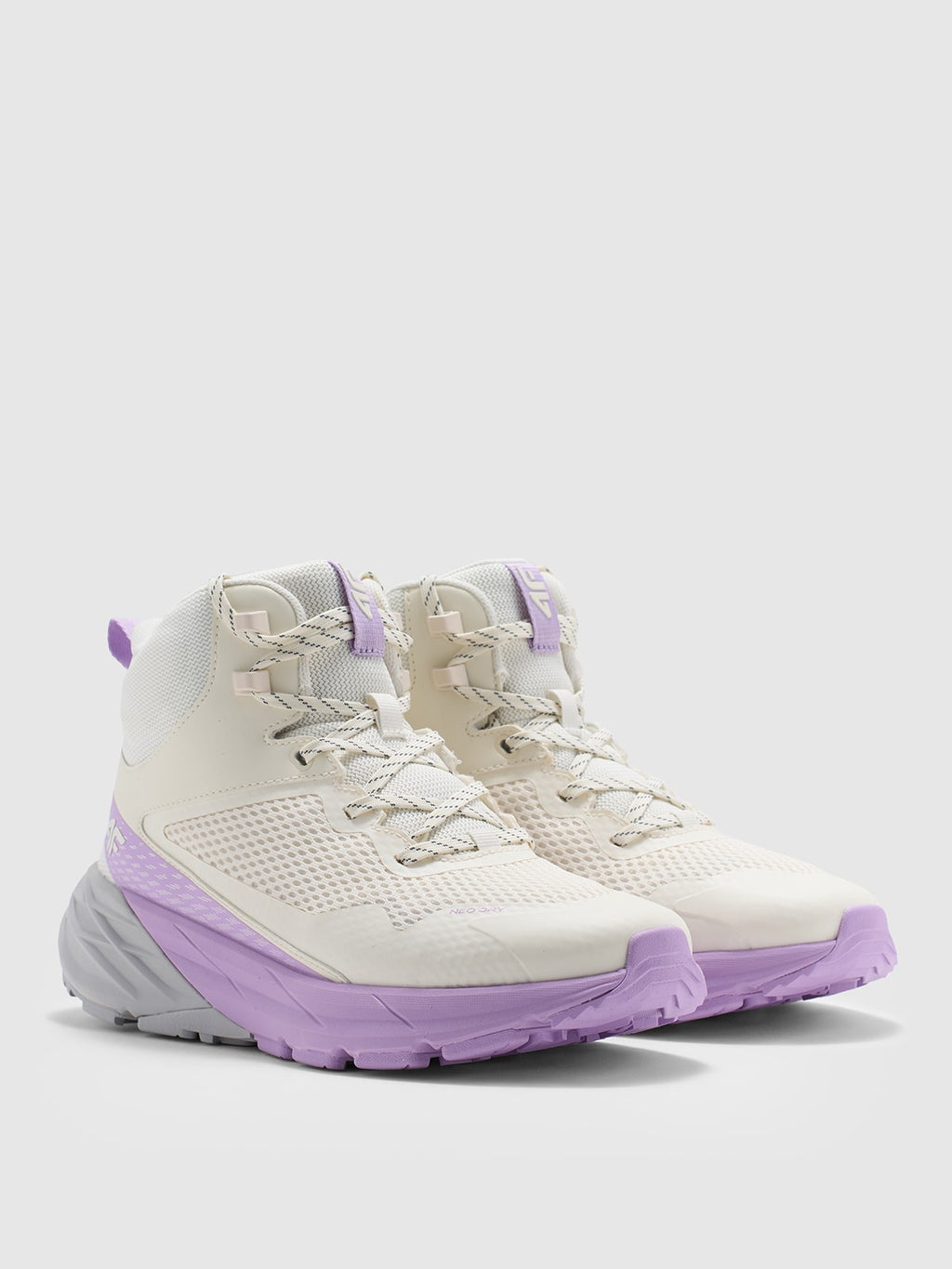 4F Wysokie Buty Damskie Trekkingowe Fioletowe z Membraną Speed Hiker r.38