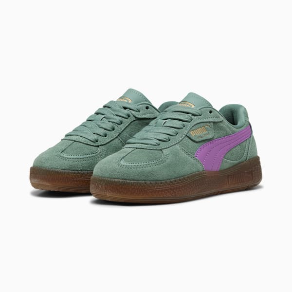 Puma Zielone Buty Sportowe Sneakersy Zamszowe Palermo Moda