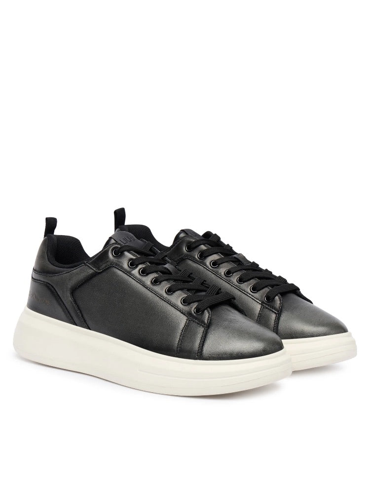 Sneakersy Męskie Liu Jo Big 05 Czarne Skórzane