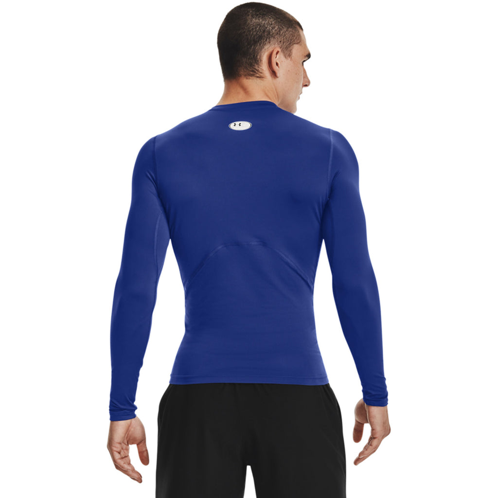 Koszulka Męska Under Armour HG Armour Comp LS Niebieska 1361524 400