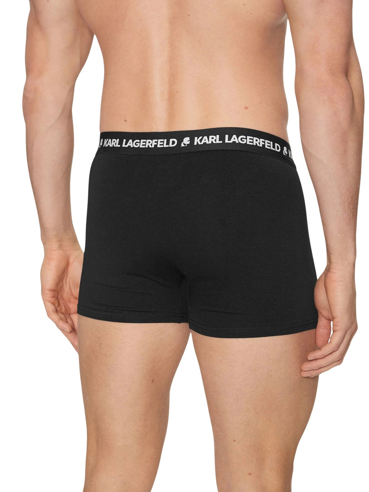 bokserki męskie Karl Lagerfeld A1M47151 czarne 3-pack dopasowane