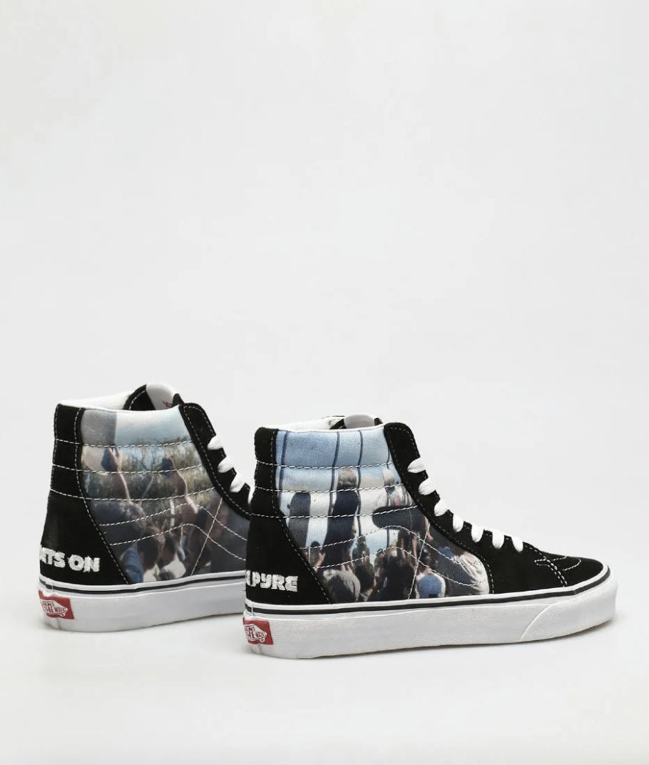 Sportowe Wysokie Sneakersy Damskie Vans Sk8-Hi Frances Stark r.39